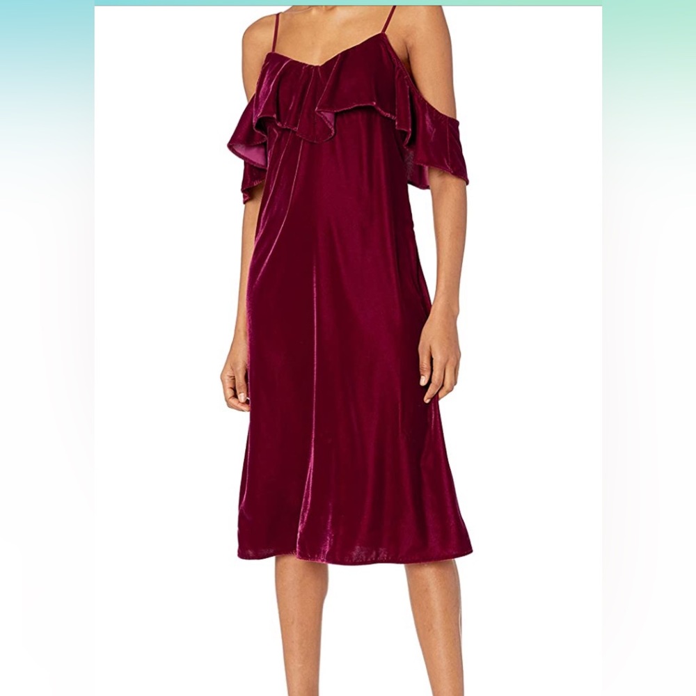 Tracy Reese velvet slip dress